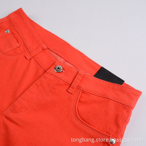 Custom Cotton Elastic Slim Fit Pants